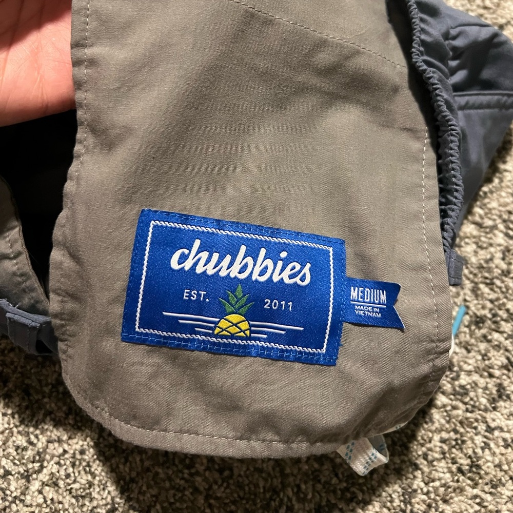 Chubbies Blueish Grey Athletic Shorts with Drawstring - Picture 9 of 9